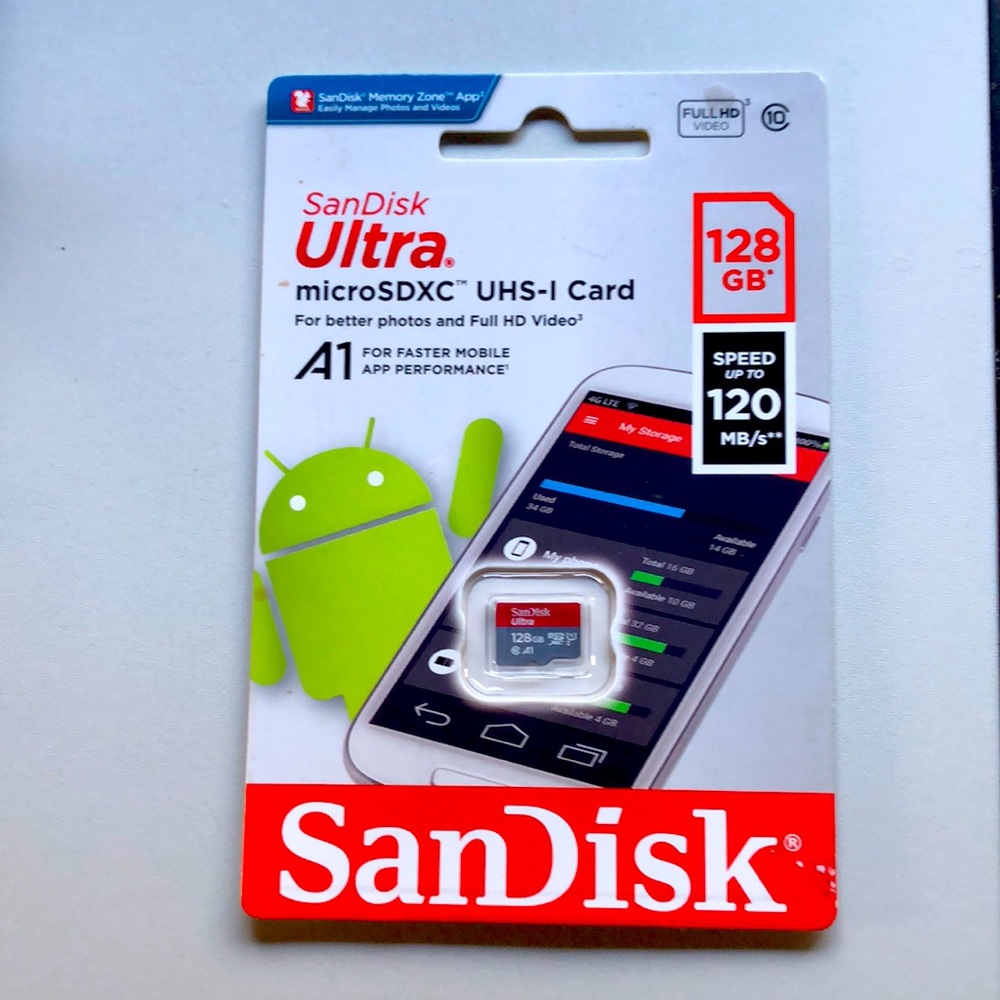 Sandisk Ultra 128 gb Micro SD card